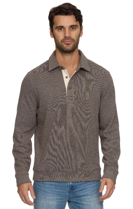 Newton Fleece LS Polo