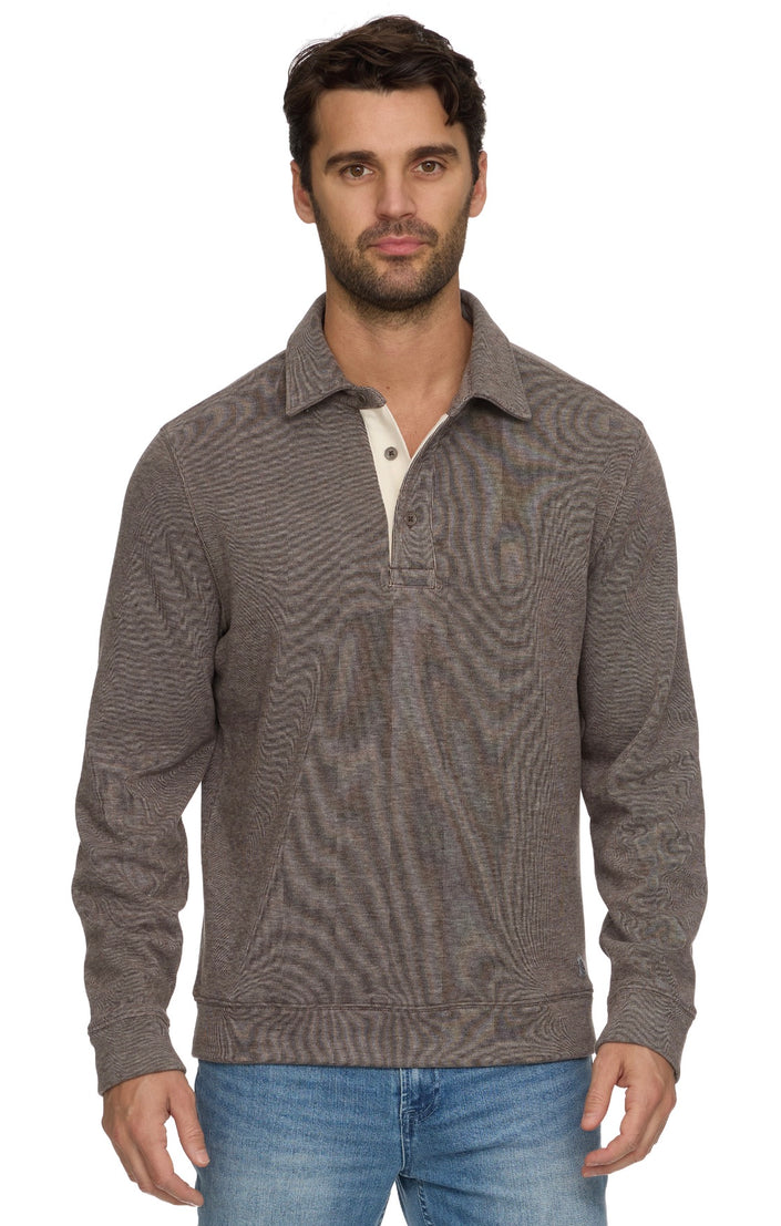 Newton Fleece LS Polo
