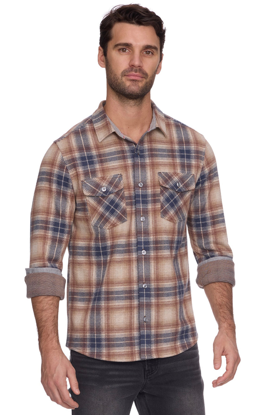 Odenville LS Hero Knit Flannel