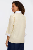 Tammy 3/4 Sleeve Stripe Shirt back