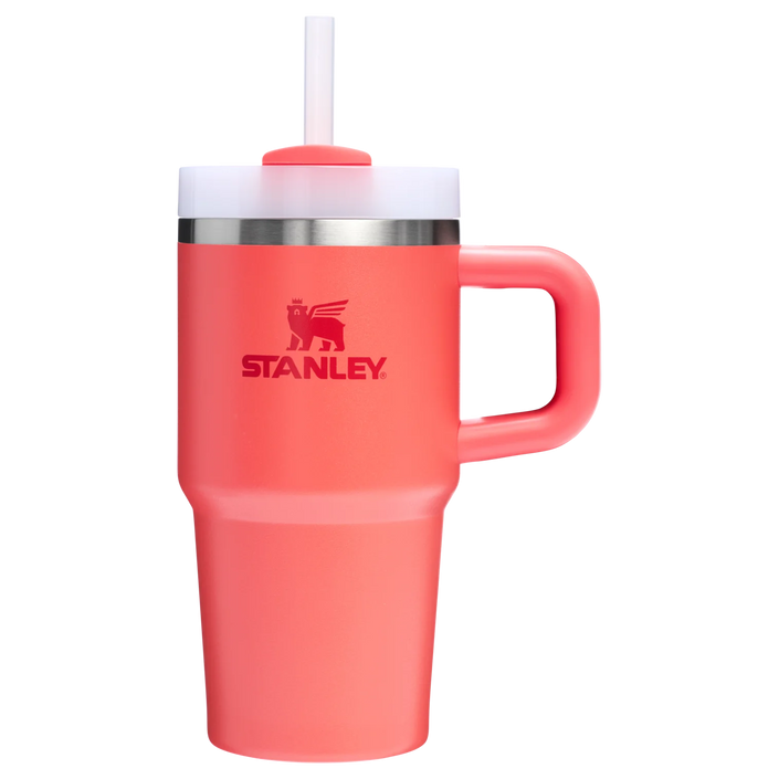 Stanley Quencher 2.0 H2.0 Flowstate Tumbler 20 OZ hot coral