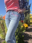 Whimsical Wonder Cuff Denim Jeans Side_2