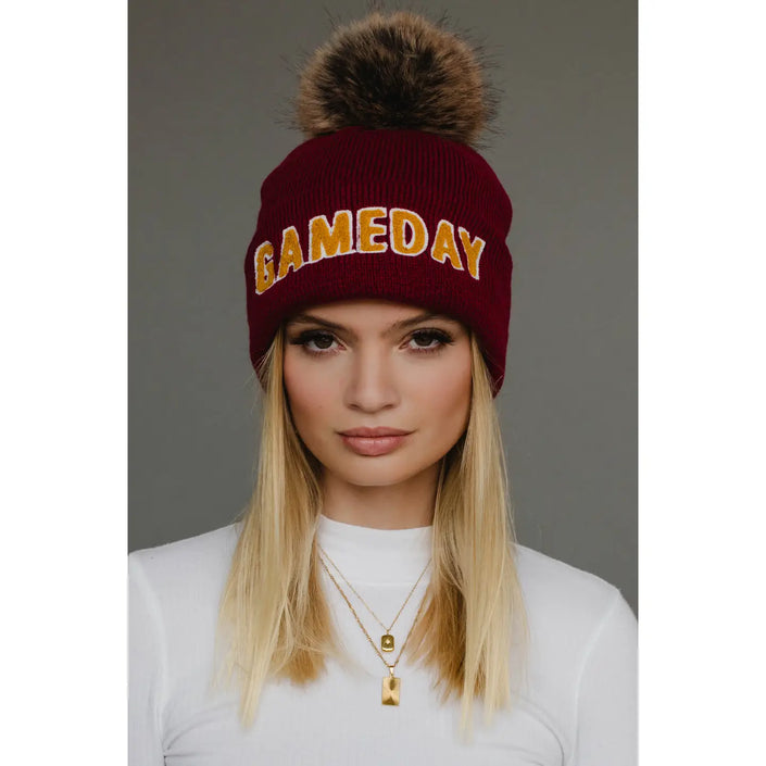 Game Day Pom Beanie
