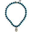 120-14-S| SMOKY BLUE QUARTZ W/ WILD PEARL DROP