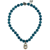 120-14-S| SMOKY BLUE QUARTZ W/ WILD PEARL DROP