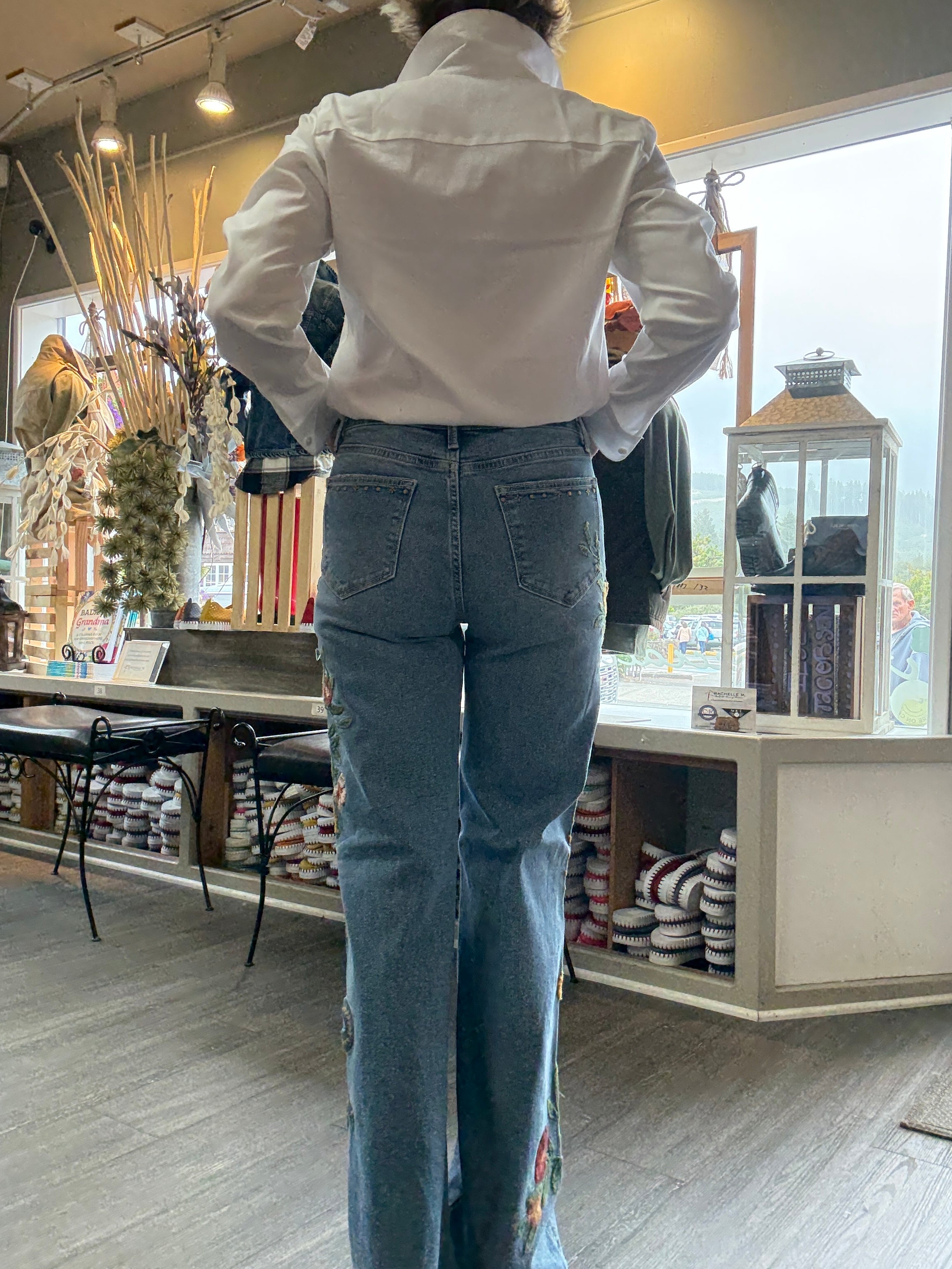 Driftwood Denim CHARLEE X HAZEL HALLUCINATION back