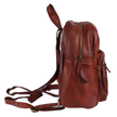 Genuine Leather Italian BackPack | Cognac profile