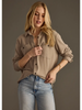 Taupe Super Soft Button Up