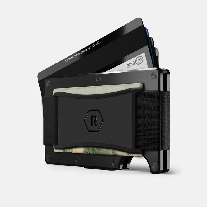 Ridge Wallet | Royal Black-Cash Strap