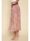 Smocked Yoke Long Skirt
