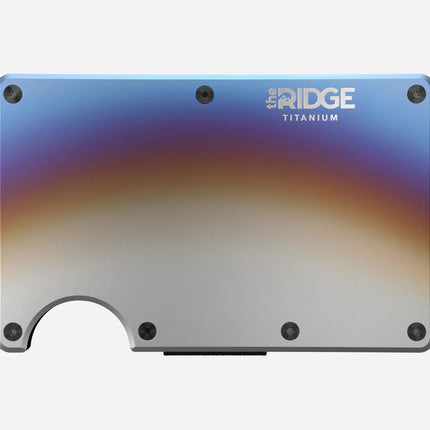 Ridge Wallet | Burnt Titanium-Money Clip