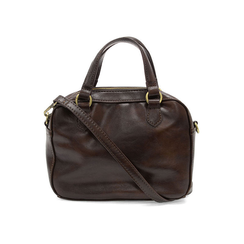 Regina Mini Satchel Crossbody mocha