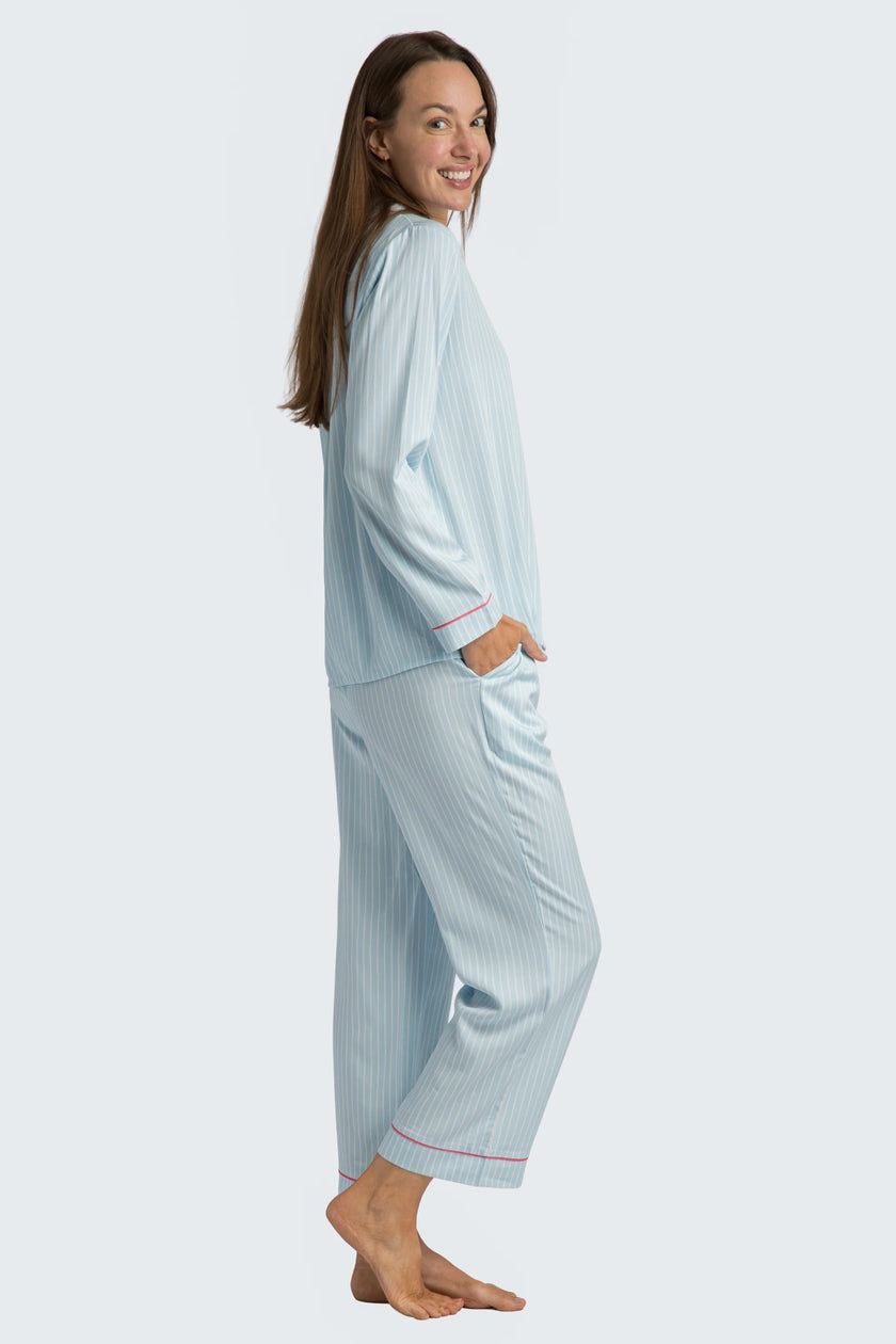 Charleston Crop long PJ Set