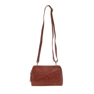 Terracotta Gigi Crossbody with Woven Wrist Strap
