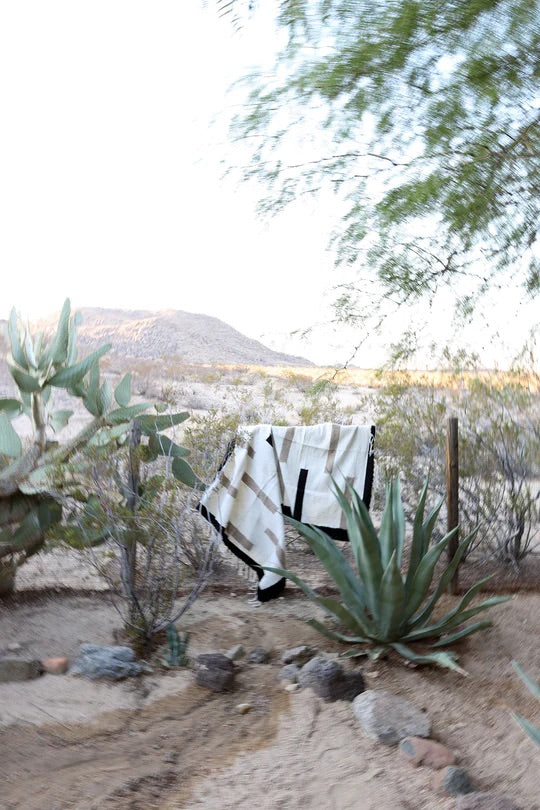Tribe & True Handwoven Blanket - Transcend in the desert