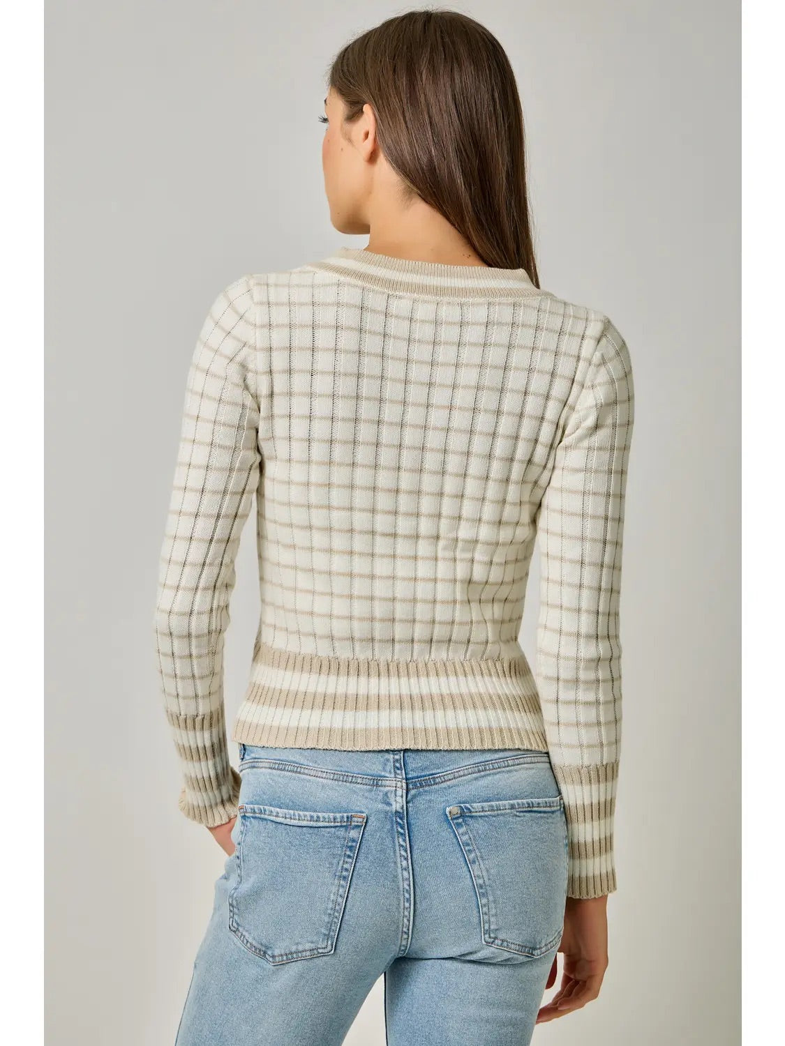 Allie's Stripped Knit Top
