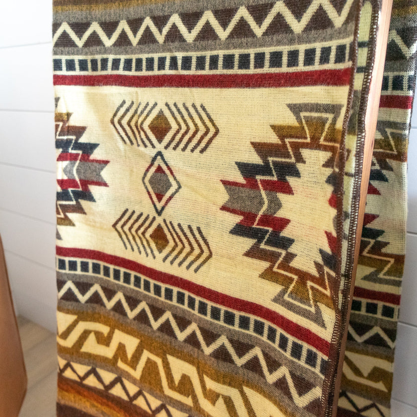 Andean Alpaca Wool Blanket | Mountain 3