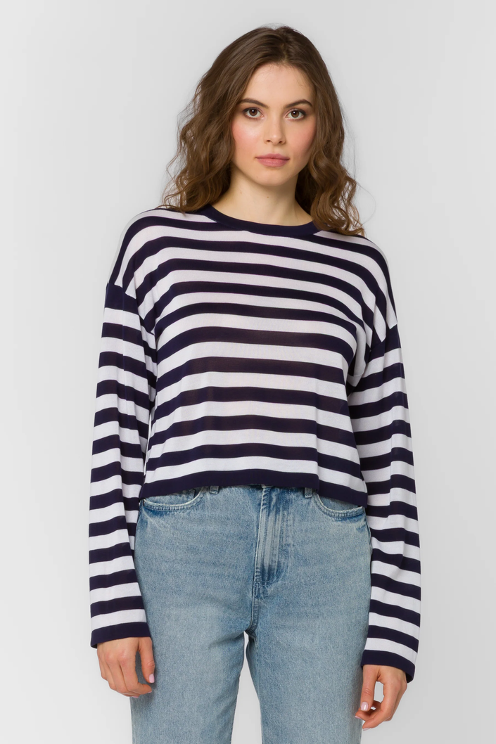 Rumi, Long Slv Crop Stri