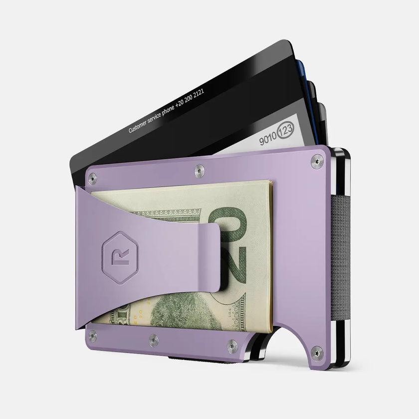 Ridge Wallet | Lavender-Money Clip