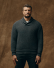 bristol shawl neck sweater