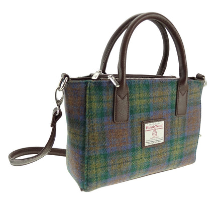 Harris Tweed Small Tote Bag- Skye Tartan