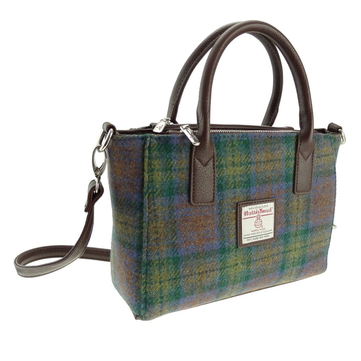 Harris Tweed Small Tote Bag- Skye Tartan