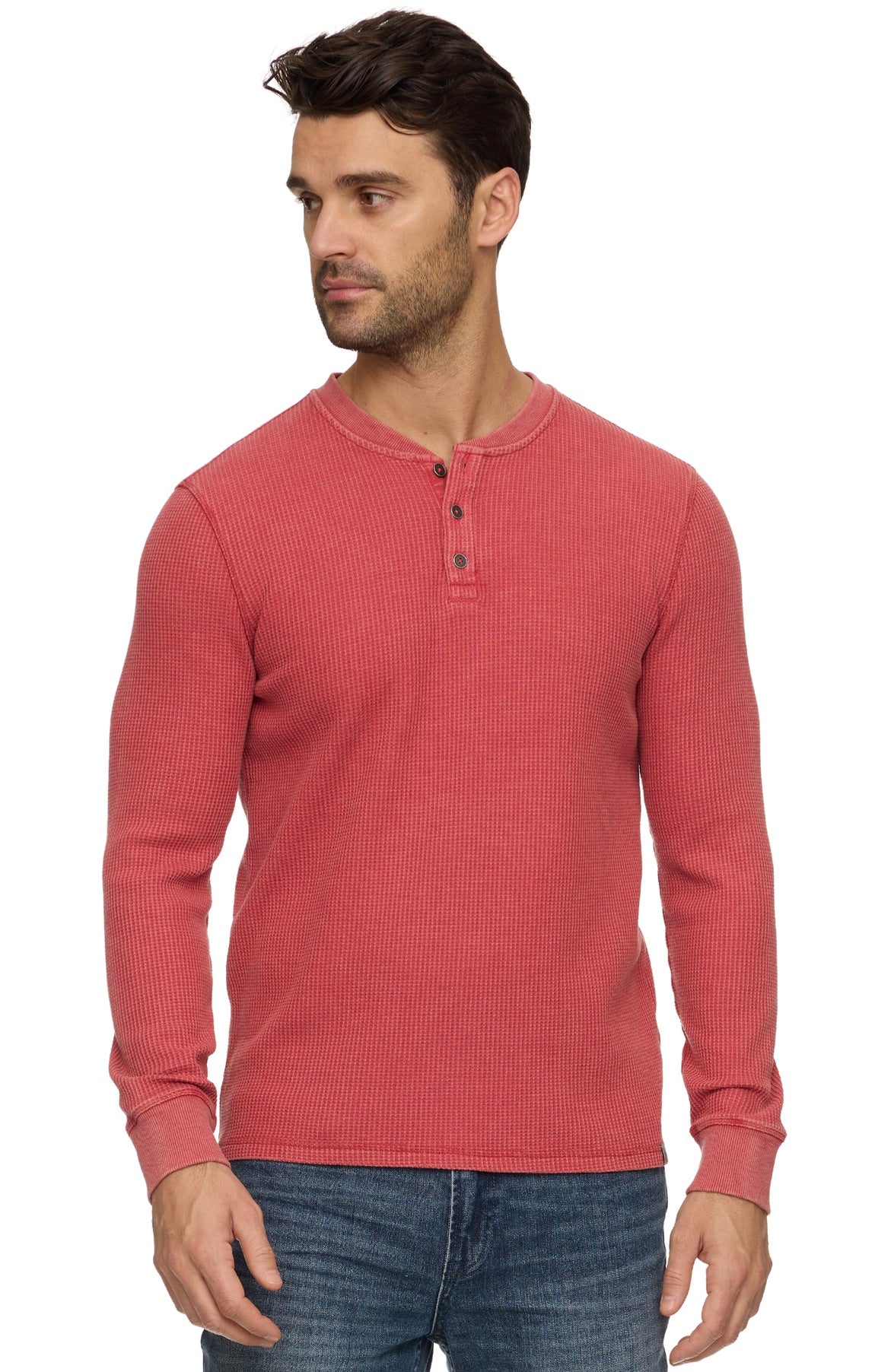 Vintage Soft Waffle Henley