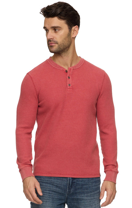 Vintage Soft Waffle Henley