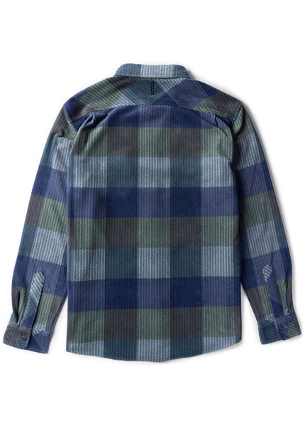 Vissla Eco-Zy Polar LS Flannel - dtg back