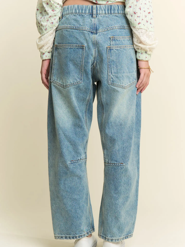 Multi Patchwork Vintage Jeans