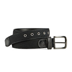 Amherst Engineered Knit Belt, black