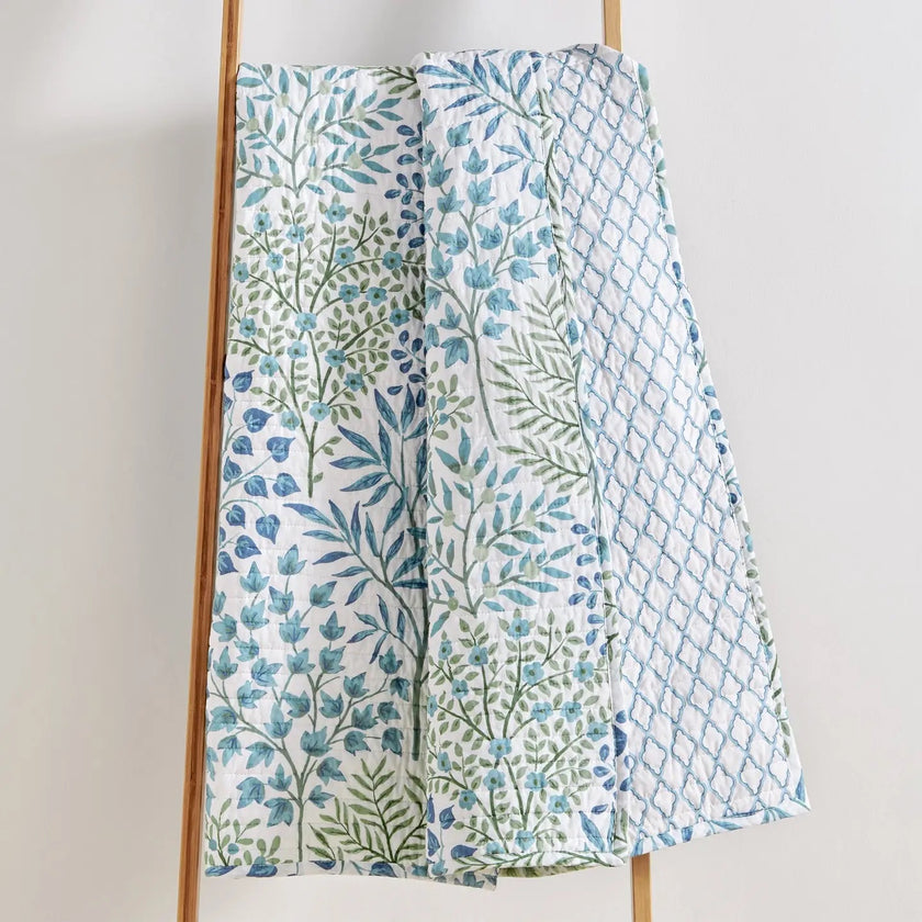 English Forest Quilted Throw
