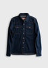 Saddleback Shirt, indigo dye-front