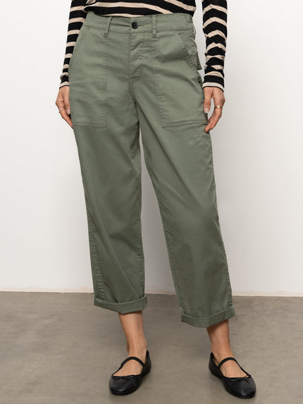CRUISER SEMI HIGH RISE CHINO PANT dark spruce front