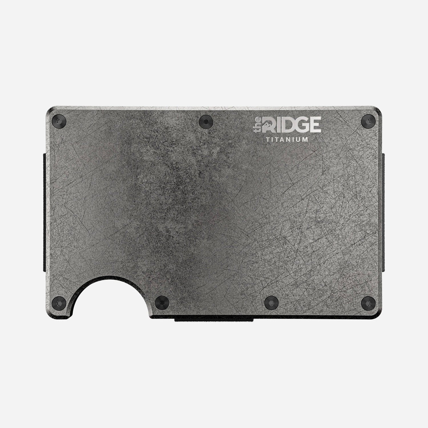 Ridge Wallet | Stone Washed Titanium - Cash Strap