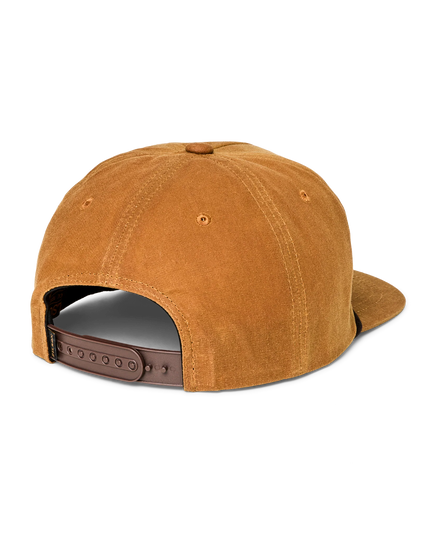 waxed trucker cap (w/scenic patch)