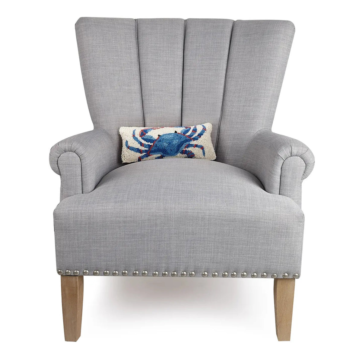 Blue Crab hook pillow
