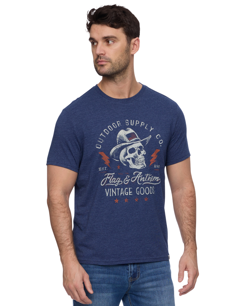 LIGHTNING SKULL SS TEE front