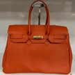 The Capri Structured Handbag, orange