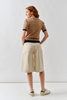 SUEDE BERMUDA SHORTS