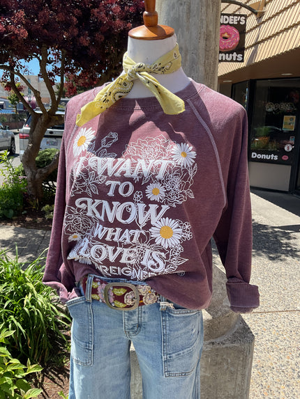 Foreigner Sweater I want to Know