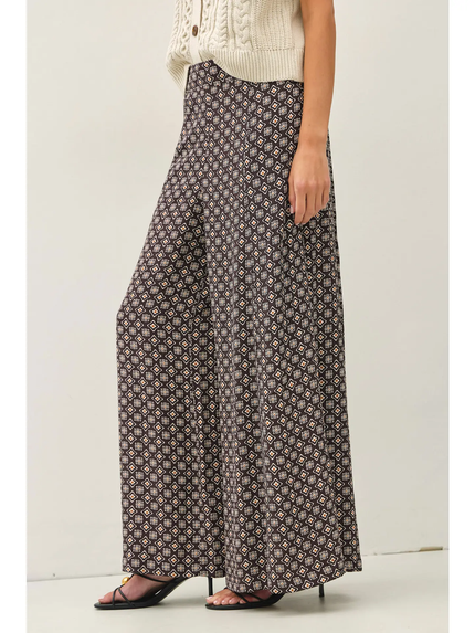 Prestley Printed Wide Leg Pant