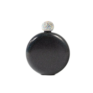 The Crown Jewel Flask 5oz CO-3454| Black