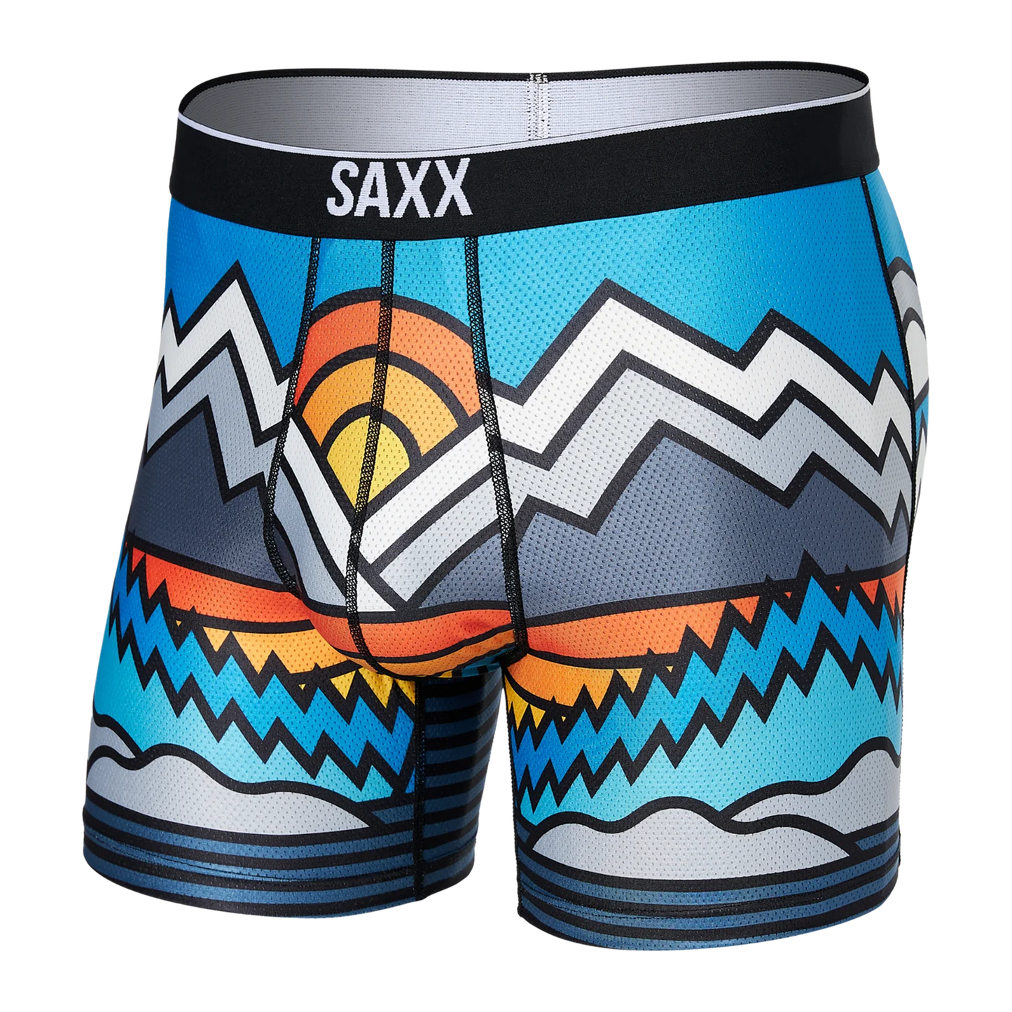 Saxx Volt Boxer Brief | Great Outdraws - Blue 1