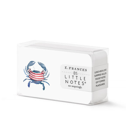 Little Notes Boxed Set of 85 Mini Note Cards crabby