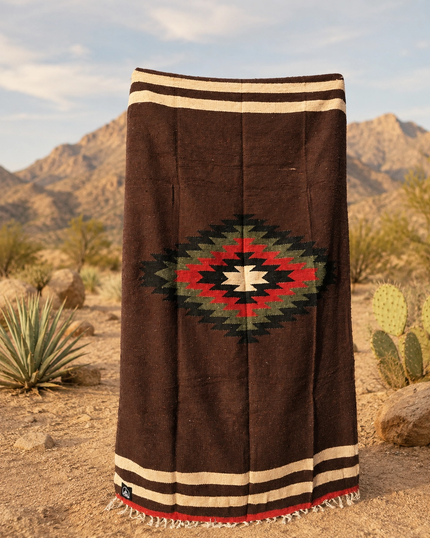 Burro Diamond Handwoven Blanket