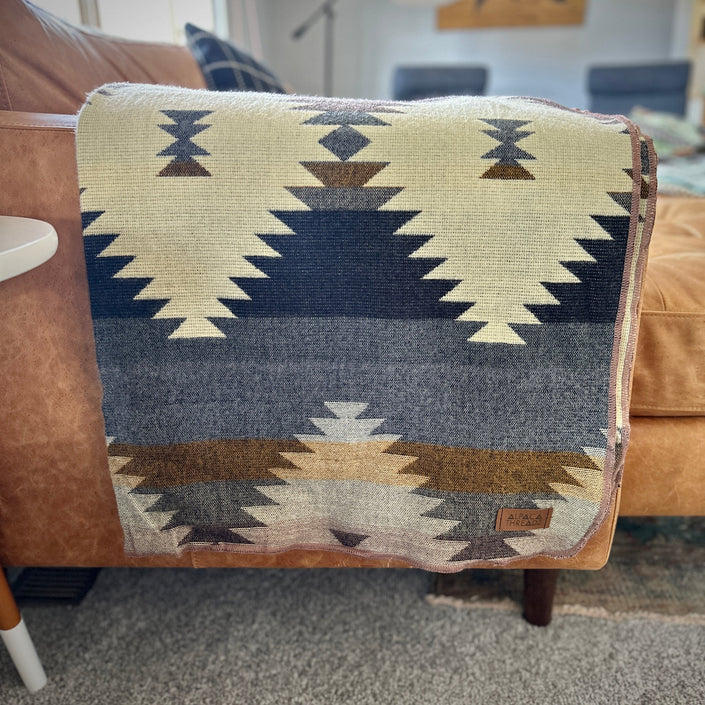 Andean Alpaca Wool Blanket | Rocky