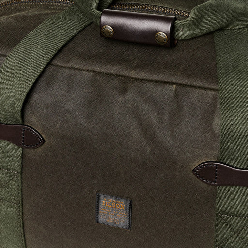 Tin Cloth Medium Duffle Bag Otter Green One Size logo