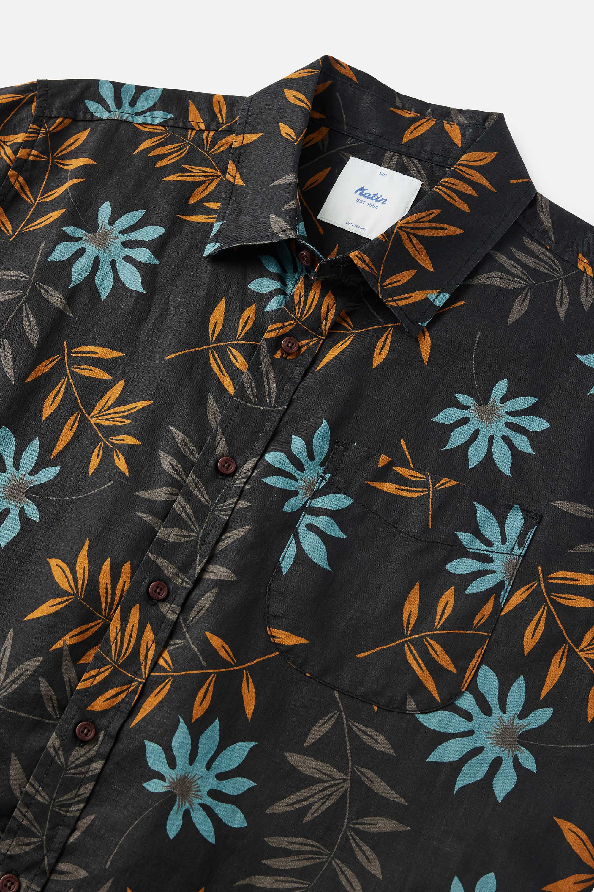 ROCKAWAY SHIRT close up black