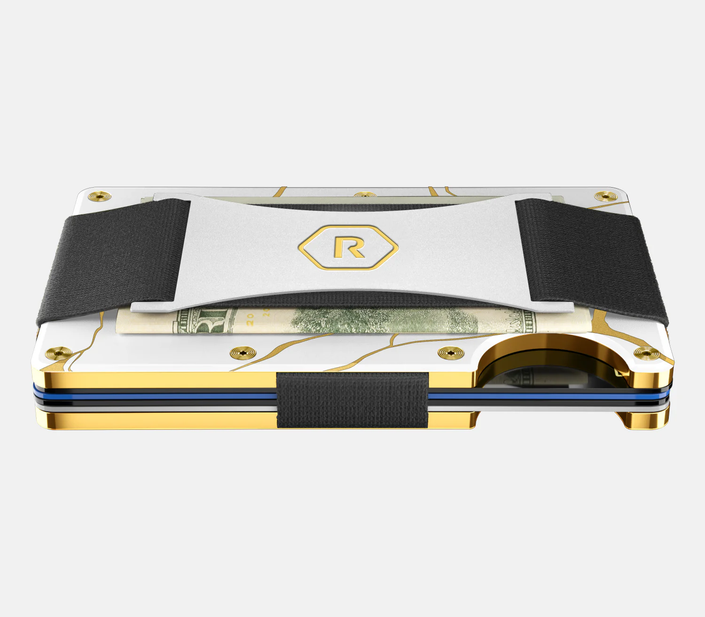 Ridge Wallet - Kintsugi - White - Cash Strap